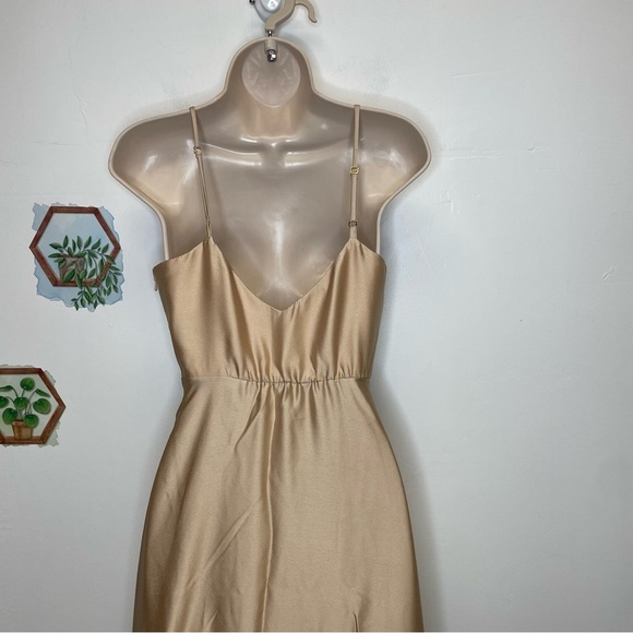 Show me your Mumu faith maxi dress Champagne bridesmaid XS - Picture 5 of 8